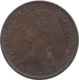 1873 FARTHING ( VF ) - Farthing - Cambridgeshire Coins