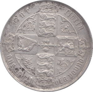 1873 FLORIN ( EF ) DIE 166 - Florin - Cambridgeshire Coins