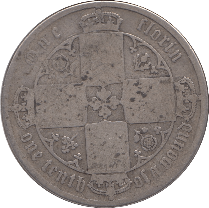 1873 FLORIN ( FAIR ) 9 DIE 191 - Florin - Cambridgeshire Coins