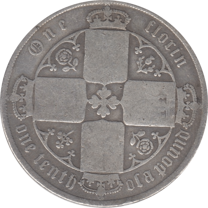 1873 FLORIN ( FAIR ) DIE 140 - Florin - Cambridgeshire Coins