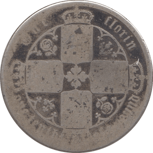 1873 FLORIN ( FAIR ) DIE 14 - Florin - Cambridgeshire Coins