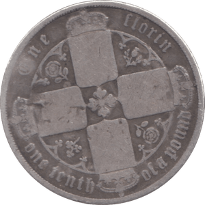 1873 FLORIN ( FAIR ) DIE 52 - Florin - Cambridgeshire Coins