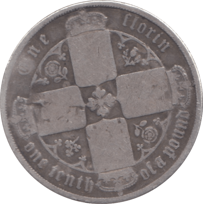 1873 FLORIN ( FAIR ) DIE 52 - Florin - Cambridgeshire Coins