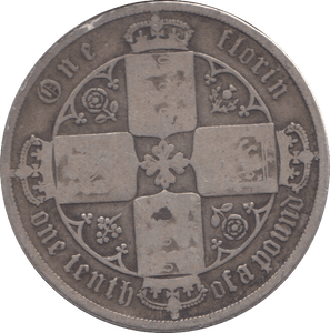 1873 FLORIN ( FAIR ) - Florin - Cambridgeshire Coins