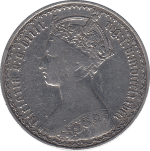 1873 FLORIN ( GVF ) - Florin - Cambridgeshire Coins