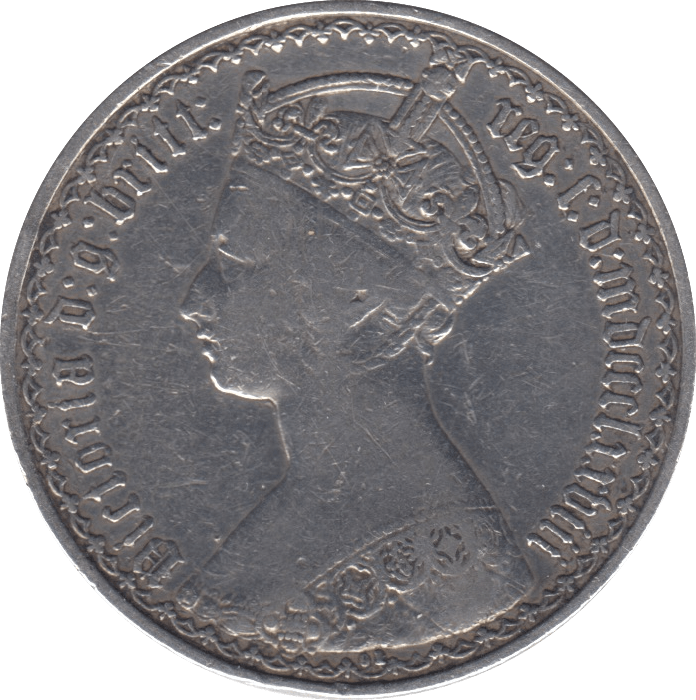 1873 FLORIN ( GVF ) - Florin - Cambridgeshire Coins
