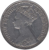 1873 FLORIN ( GVF ) - Florin - Cambridgeshire Coins