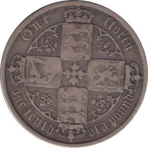 1873 FLORIN ( NF ) 1 - Florin - Cambridgeshire Coins