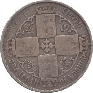 1873 FLORIN ( NF ) 4 - Florin - Cambridgeshire Coins