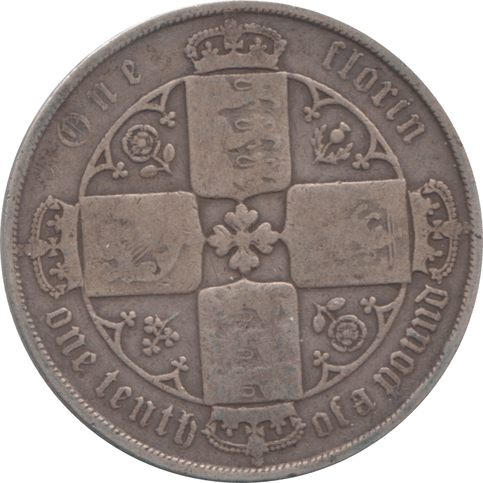 1873 FLORIN ( NF ) 4 - Florin - Cambridgeshire Coins