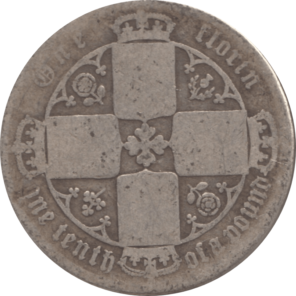 1873 FLORING ( FAIR ) DIE 106 - Florin - Cambridgeshire Coins