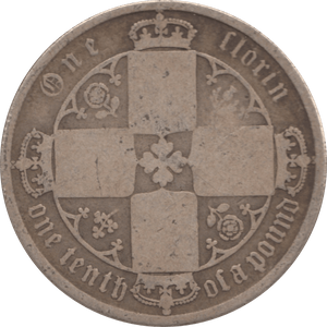 1873 FLORING ( FAIR ) DIE 98 - Florin - Cambridgeshire Coins