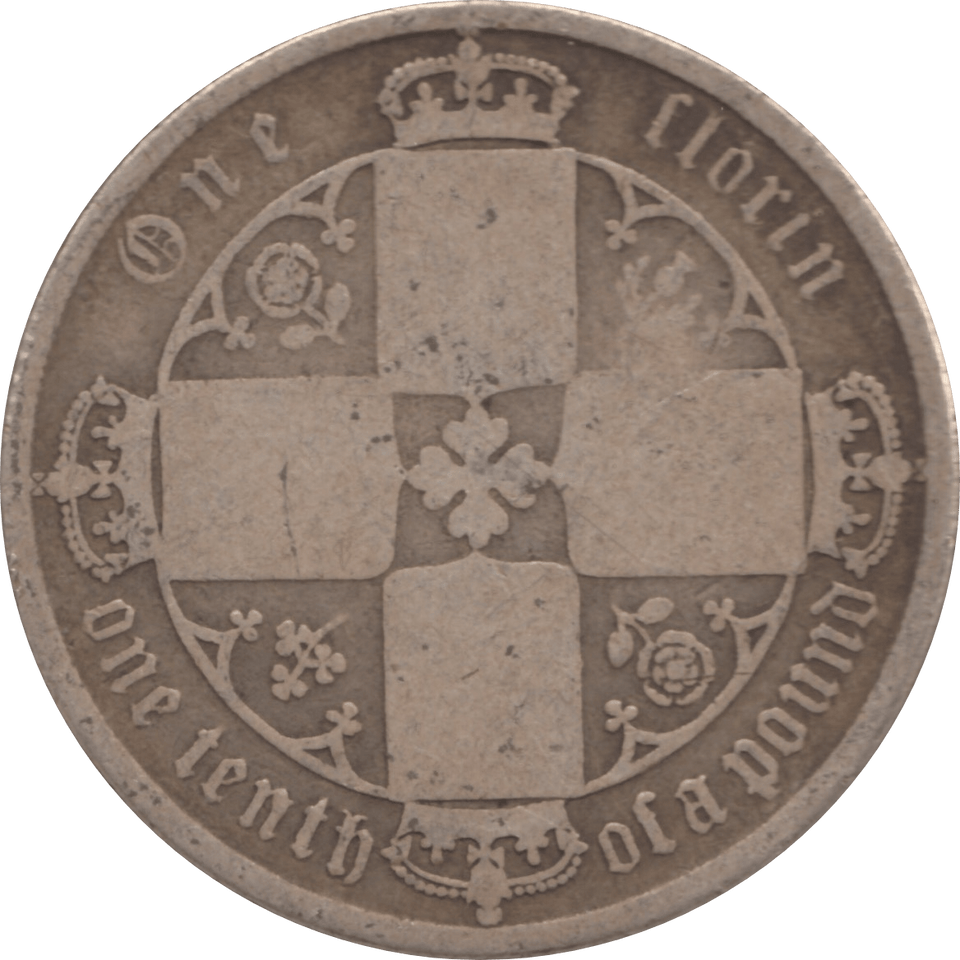 1873 FLORING ( FAIR ) DIE 98 - Florin - Cambridgeshire Coins