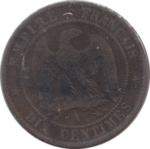1873 FRANCE 10 CENTIMES - WORLD COINS - Cambridgeshire Coins