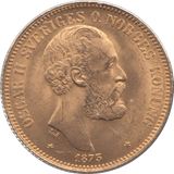 1873 GOLD 20 KRONER SWEDEN - Gold World Coins - Cambridgeshire Coins