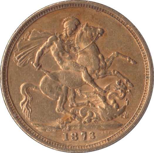 1873 GOLD SOVEREIGN ( GVF ) MELBOURNE MINT - Sovereign - Cambridgeshire Coins