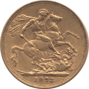 1873 GOLD SOVEREIGN ( GVF ) - Sovereign - Cambridgeshire Coins