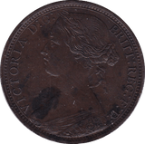 1873 HALFPENNY ( AUNC ) - Halfpenny - Cambridgeshire Coins