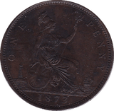 1873 HALFPENNY ( AUNC ) - Halfpenny - Cambridgeshire Coins