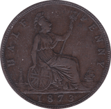 1873 HALFPENNY ( EF ) - Halfpenny - Cambridgeshire Coins