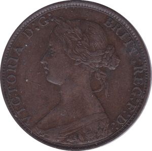 1873 HALFPENNY ( EF ) - Halfpenny - Cambridgeshire Coins