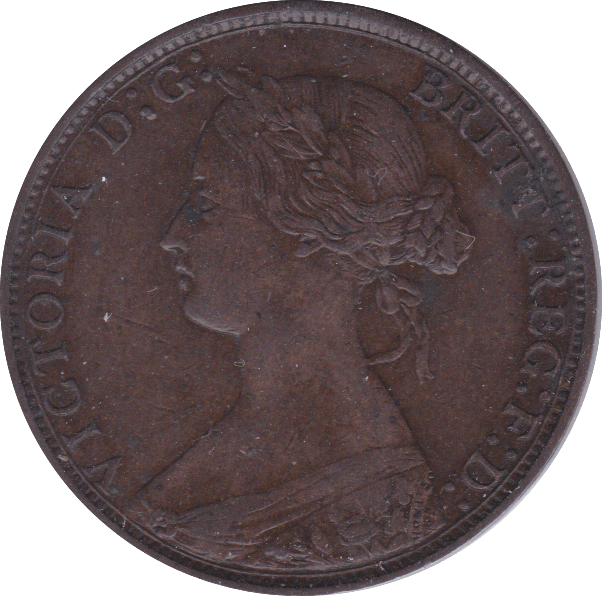 1873 HALFPENNY ( EF ) - Halfpenny - Cambridgeshire Coins