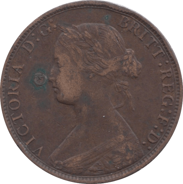 1873 HALFPENNY ( VF ) 5 - Halfpenny - Cambridgeshire Coins