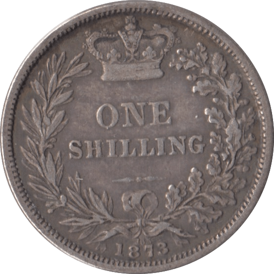 1873 ONE SHILLING ( GF ) DIE 135 - Shilling - Cambridgeshire Coins