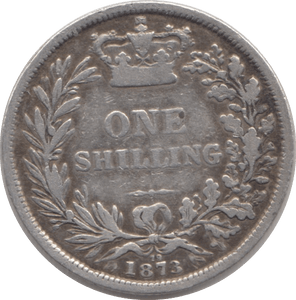 1873 ONE SHILLING ( NF ) DIE 79 - Shilling - Cambridgeshire Coins