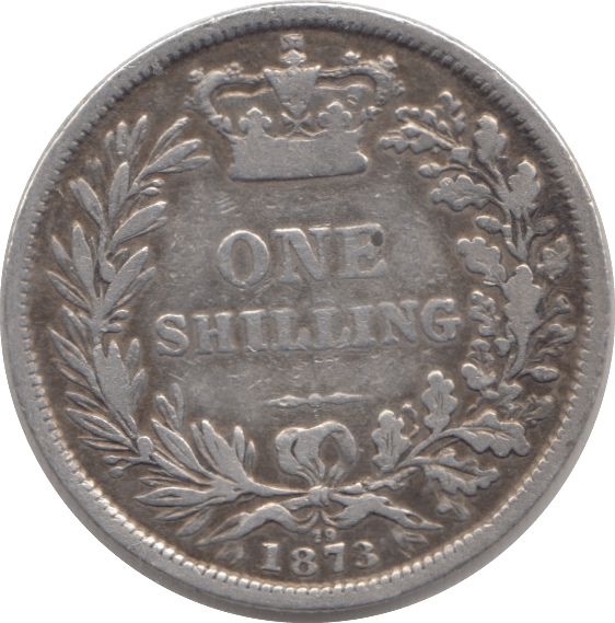1873 ONE SHILLING ( NF ) DIE 79 - Shilling - Cambridgeshire Coins