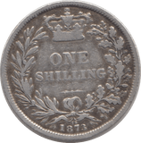 1873 ONE SHILLING ( NF ) DIE 79 - Shilling - Cambridgeshire Coins
