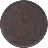 1873 PENNY ( FINE ) 7 - Penny - Cambridgeshire Coins