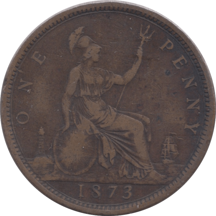1873 PENNY ( FINE ) - Penny - Cambridgeshire Coins