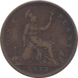 1873 PENNY ( FINE ) - Penny - Cambridgeshire Coins