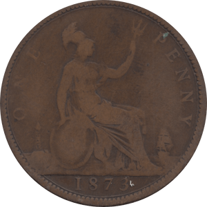 1873 PENNY ( NF ) 2 29 - Penny - Cambridgeshire Coins