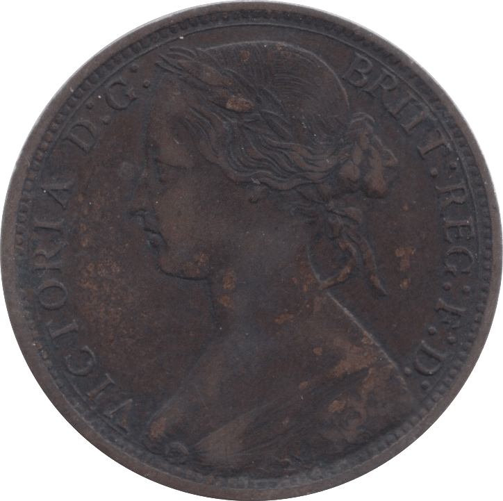 1873 PENNY ( VF ) 4 - Penny - Cambridgeshire Coins