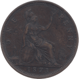 1873 PENNY ( VF ) 4 - Penny - Cambridgeshire Coins