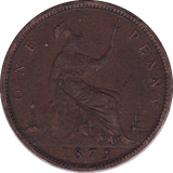 1873 PENNY ( VF ) - Penny - Cambridgeshire Coins