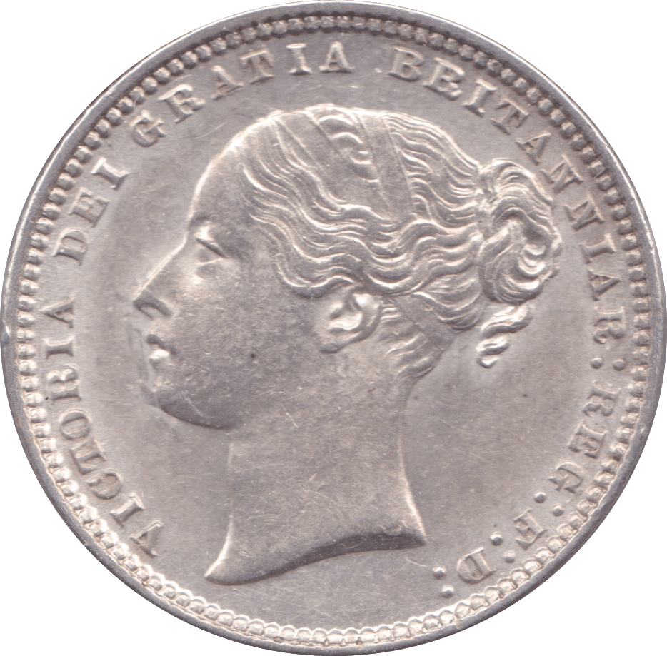 1873 SHILLING ( AUNC ) DIE 125 - Shilling - Cambridgeshire Coins
