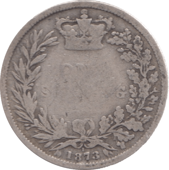 1873 SHILLING ( FAIR ) 20 DIE I - Shilling - Cambridgeshire Coins