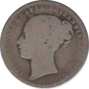 1873 SHILLING ( FAIR ) DIE 9 - Sixpence - Cambridgeshire Coins