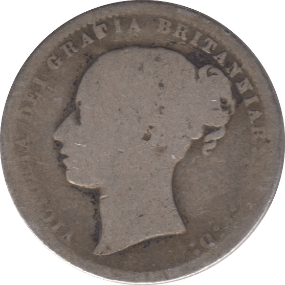 1873 SHILLING ( FAIR ) DIE 9 - Sixpence - Cambridgeshire Coins