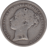 1873 SHILLING ( FINE ) DIE 132 - SHILLING - Cambridgeshire Coins