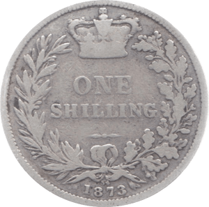 1873 SHILLING ( FINE ) DIE 34 - Shilling - Cambridgeshire Coins