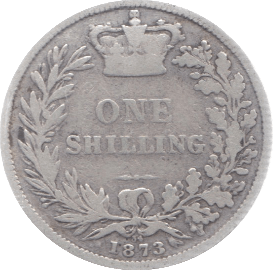1873 SHILLING ( FINE ) DIE 34 - Shilling - Cambridgeshire Coins