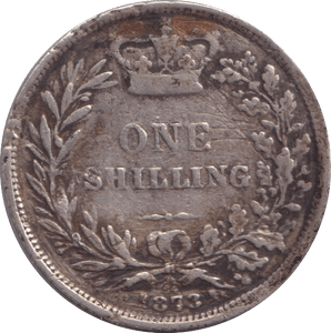1873 SHILLING ( FINE ) - Shilling - Cambridgeshire Coins