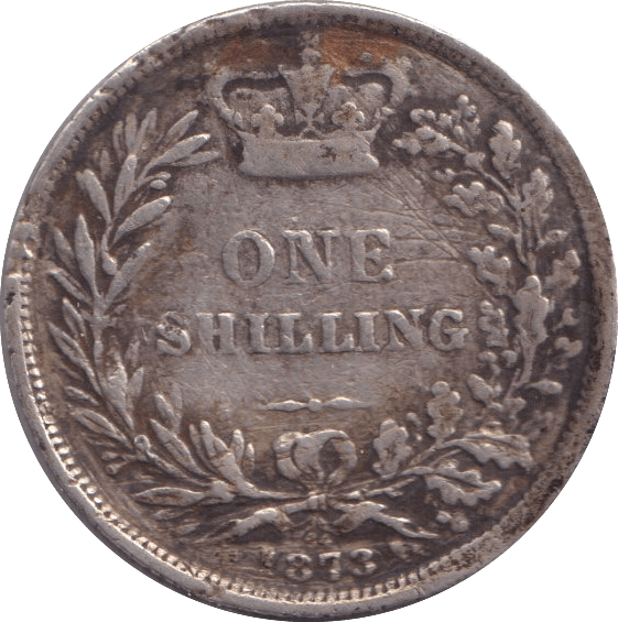 1873 SHILLING ( FINE ) - Shilling - Cambridgeshire Coins
