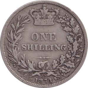1873 SHILLING ( FINE ) - Shilling - Cambridgeshire Coins
