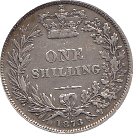 1873 SHILLING ( GVF ) DIE 40 - Shilling - Cambridgeshire Coins