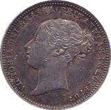 1873 SIXPENCE ( AUNC ) - Sixpence - Cambridgeshire Coins